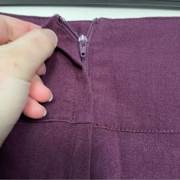 Christopher & Banks Size 4 Business Skirt​ Plum Purple - Picture 4 of 6